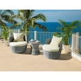 thumbnail image 5 of W Unlimited Romantic 3-piece Outdoor Resin and Wicker Bistro Set in Gray, 5 of 5