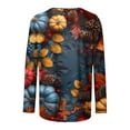 thumbnail image 5 of Halloween Shirts for Women Long Sleeve Round Neck Pumpkin Graphic Printed Funny Tee Tshirts Loose Fit Plus Size (XL, Multicolor), 5 of 5