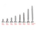 thumbnail image 3 of HLONK 800pcs M2 Cross Drive Flat Head Self Assorted Stainless Steel Screws Set  Tapping Screws Woodworking Fastener with Box for Homemade  Repair  Woodwork Indoor Outdoor, 3 of 7
