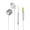 White, variant on erfcxs Silicon Sleeping Headphones Earplugs Earbuds With Mic For Cellphones ,Tablets
