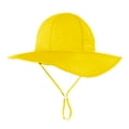thumbnail image 4 of HECCEI Infant Sun Hat UPF 50+ Sun Protection Hat, 6-24 Months, Yellow, 4 of 5