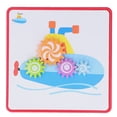 thumbnail image 4 of Rompecabezas de engranajes para niños, juguete de ensamblaje de engranajes de Color brillante, rompecabezas, juguetes educativos, 4 of 9
