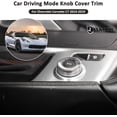 thumbnail image 4 of TINKI Alloy Car Interior Center Console Multimedia Knob Button Covers Compatible with Chevrolet Corvette C7 2014-2019 Car Driving Mode Knob Cover Trim, 4 of 7