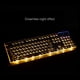 thumbnail image 2 of Teclado con sensación mecánica Punk Retro, teclado retroiluminado con cable de 104 teclas para videojuegos, para ordenador portátil, 2 of 6