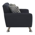thumbnail image 4 of Aukfa 3 Piece Sofa Set - 34" Wide Upholstered Couch Deep Seat Armchair, Linen, Gray, 4 of 8