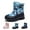 Glacier Blue, variant on Yunkctuk Boys Girls Snow Boots, Waterproof Outdoor Warm Cozy Anti-Slip Mid Calf Winter Shoes for Toddler/Little/Big Kid.