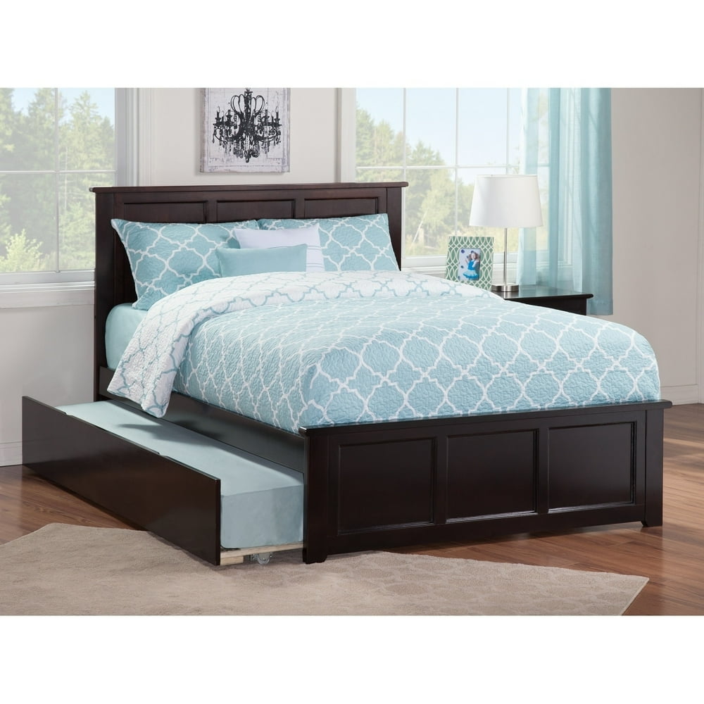 Atlantic Furniture Madison Full Platform Bed with Matching Foot Board