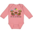 thumbnail image 3 of Inktastic Twins 1st Birthday Bears Boys or Girls Long Sleeve Baby Bodysuit, 3 of 5