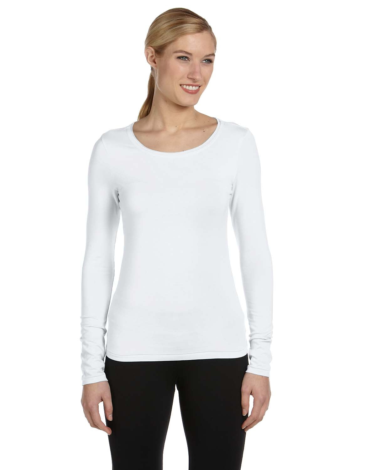 Alo Alo Women's Bamboo LongSleeve Basic TShirt W3004