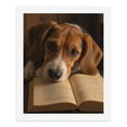 thumbnail image 5 of Paint by Numbers Kit for Adults, Beagle Reading Open Paint by Numbers, Easy Paint by Numbers Kit for Adults Beginner, DIY Adult Paint by Number Kits on Canvas, Home Decor 12x16in, 5 of 7