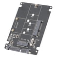 thumbnail image 3 of Adaptador M.2 NGFF/MSATA a SATA 3.0 Convertidor SSD a SATA Placa lectora Equipo informático, 3 of 14