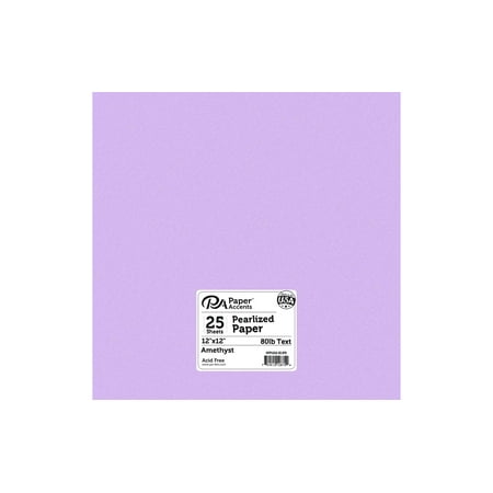 UPC: 0740512128754 | Paper Accents Paper Pearlized 12 x 12  25pc 80lb Amethyst