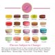 thumbnail image 2 of YBQF Macarons - 12 Gourmet Macarons dozen flavors, 2 of 2