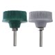 thumbnail image 1 of 2 piezas de ruedas de pulido de 2 pulgadas, grano 120, disco de cerdas radiales, cepillo abrasivo de goma de esmeril, 1/4 de pulgada, 6,35 mm, accesorios para cepillos de disco de taladro eléctrico,, 1 of 3