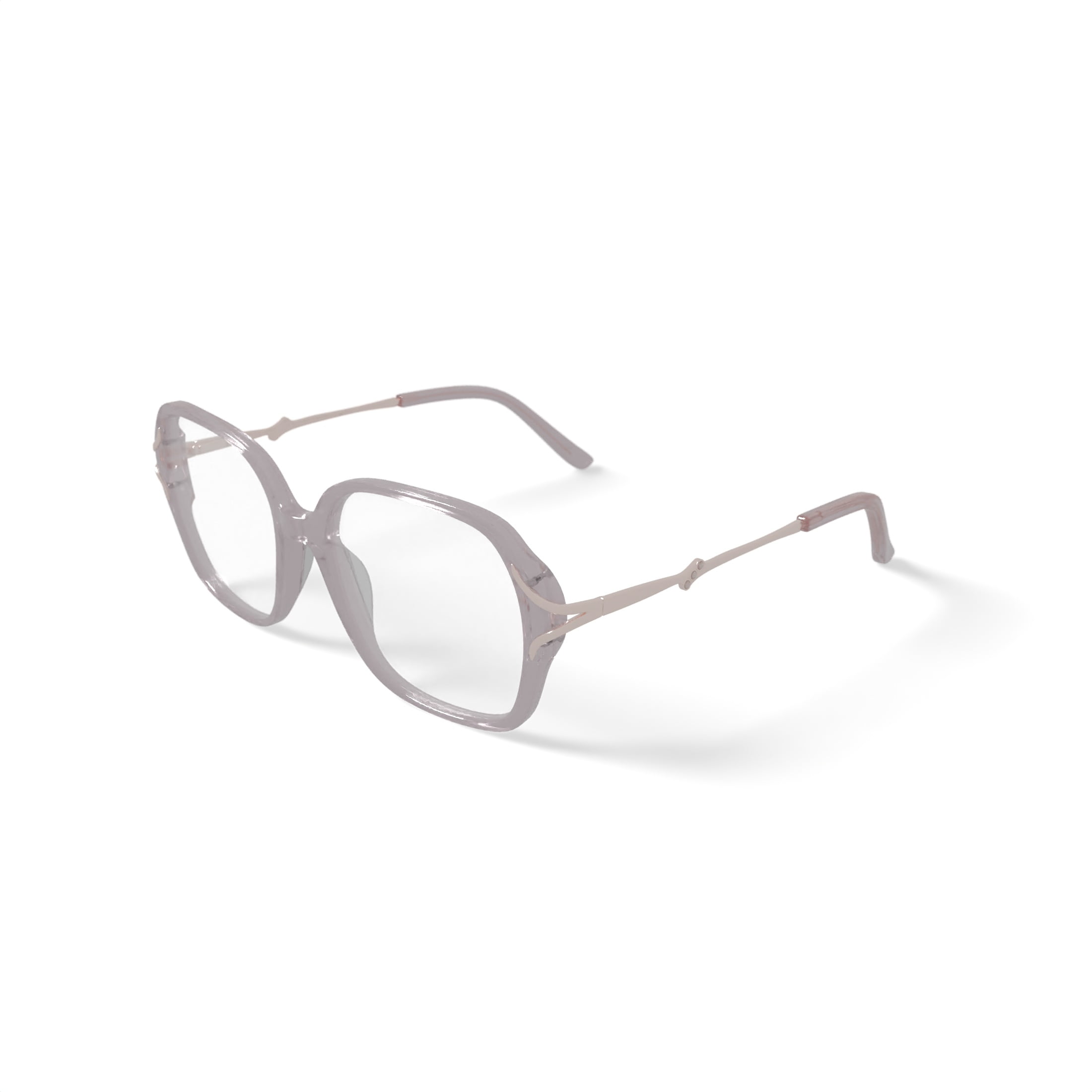 Sophia Loren Women's SLH08Z Square Prescription Eyeglasses with Case, Pink