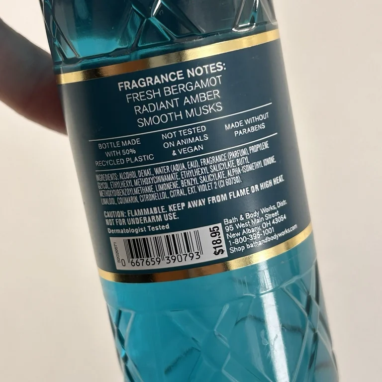 Bath & Body Works MEDITERRANEAN MIRAGE Fragrance Mist Body Spray 8