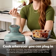 Ninja Crispi Glass Air Fryer 4-Qt, 4-in-1, Air Fry Bake Recrisp, Portable, Dishwasher Safe, FN101SG Sage