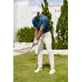 thumbnail image 2 of COOFANDY Men's Athletic Blue Golf Polo Shirt Quick Drying Performance Short Sleeve Sports Patterns Shirts, 2 of 9