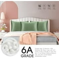 thumbnail image 3 of 100% Mulberry Silk Pillowcase with Hidden Zipper,Both Sides Pure Silk Breathable Pillow Case for Hair and Skin,19 Momme Grade 6A,1pc,Sage Green,Queen Size 20x30 Inches, 3 of 4