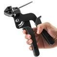 thumbnail image 4 of Heavy Steel Cable Tie Tool,Stainless Steel Zip Tie Tool,Metal Tie Wrap Kit,Duty Outdoor Adjustable Fastening Cutting Tie Tool,Self-locking Metal Zip Ties Tool,Cable Tie Fasten and Cut,1PC,8-1/4", 4 of 9