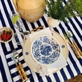 thumbnail image 2 of Juego de cubiertos de bambú de 5 piezas, juego de cubiertos, cubiertos y utensilios con mango de bambú Natural, vajilla de acero inoxidable, 2 of 5