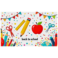 thumbnail image 3 of Colorful School Supplies Themed Backdrop Banner for Back to School Party Decorations Photography Props Classroom Decor Background, 3 of 8