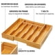 thumbnail image 3 of Organizador de cajones Caddy Oridom de bambú, ajustable y ampliable, 36 x 35 x 5 cm, 3 of 9