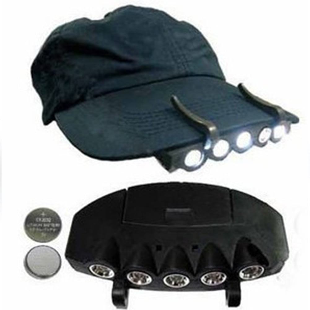 LED Camping Hiking Hat Brim Night 