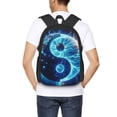 thumbnail image 4 of Disketp Blue Yin And Yang Mochila Minimalista de Gran Capacidad, Mochila de Viaje para Escuela, Trabajo o Uso Diario, 4 of 6