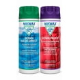 thumbnail image 1 of Nikwax Down, Down DUO-Pack, 300 ml, limpieza e impermeabilización con lavado agrega repelencia al agua DWR a chaquetas con relleno de plumón, ropa exterior, sacos de dormir, restaura y protege el aisl, 1 of 5
