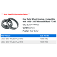 thumbnail image 2 of Rear Outer Wheel Bearing - Compatible with 2006 - 2007 Mitsubishi Fuso FE140, 2 of 2