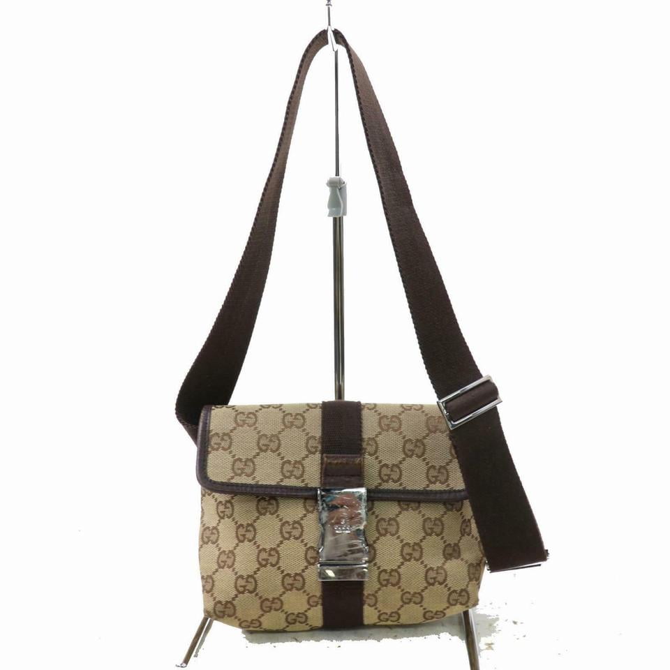 gucci canvas fanny pack