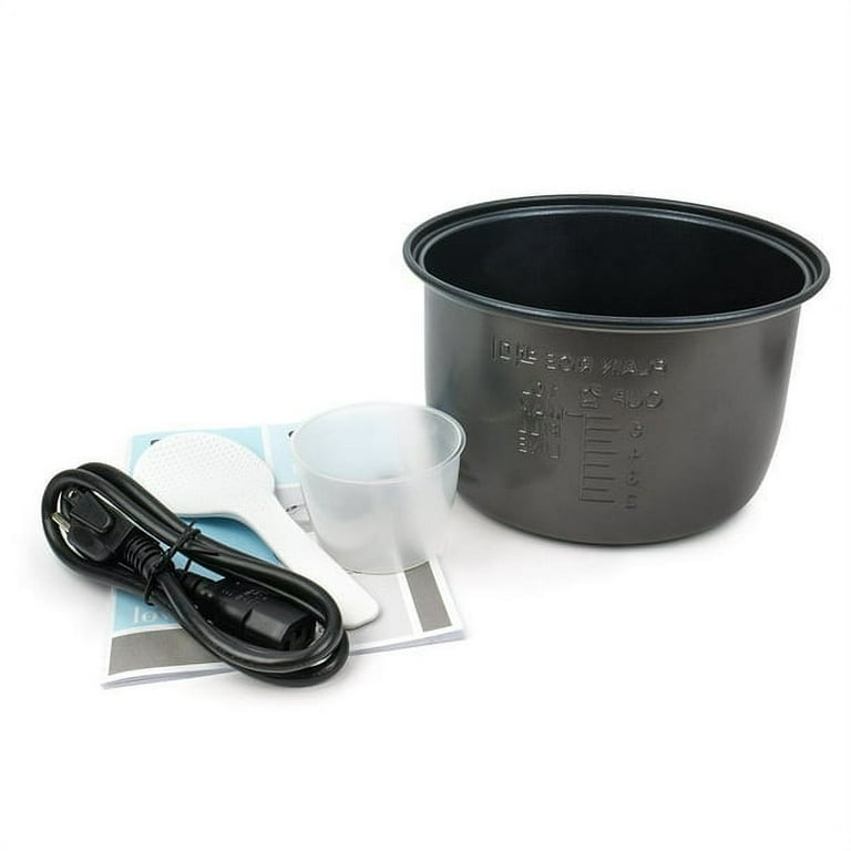 CR-0671V 6 Cup 110V Electric Warmer Rice Cooker, Violet/White