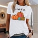 thumbnail image 1 of Fiudx Ofertas Flash Artículos En Oferta Camiseta de Manga Corta con Estampado de Cuello Redondo Informal de Verano para Mujer, 1 of 4
