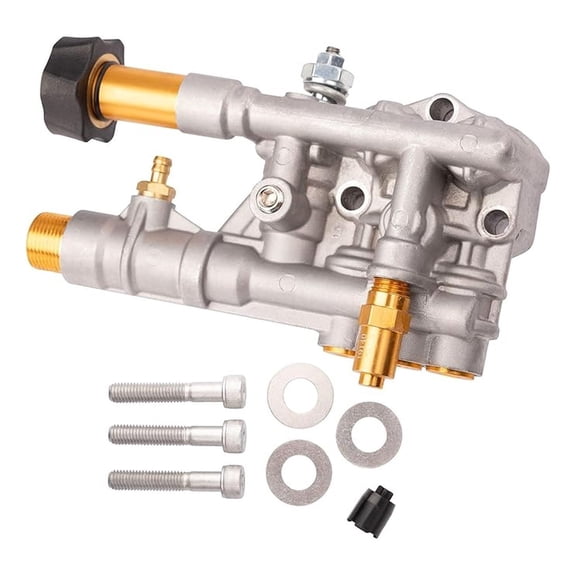 Simpson Cleaning 7108366 Manifold Head Replacement Kit - Pressure Washer Pump Parts for Models 510001, 510003, 530011, 510013, 510020, 520006