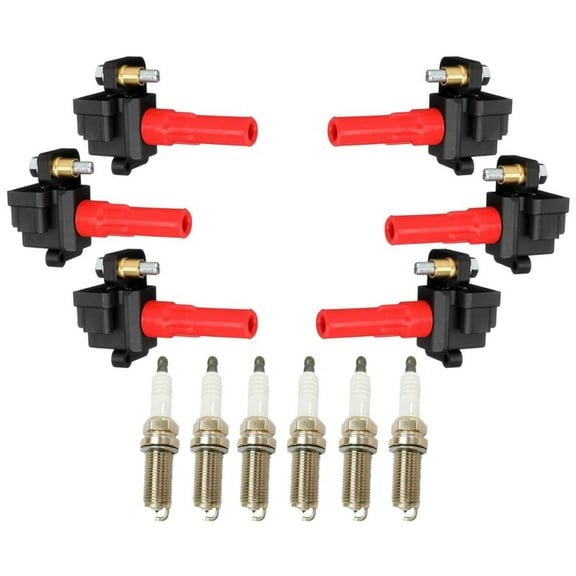 6 Direct Ignition Coil & Spark Plugs For Subaru Outback 3.0L 2001-2009