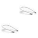 thumbnail image 4 of Lámpara 4LED Wosthever Manos libres Flexible Cuello recargable Luz de lectura 6500-7000K Blanco Tipo 2, 4 of 6