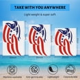 thumbnail image 5 of GZHJMY Beach Towel for Women Girls, Eagle Head american flag Bath Towel, Oversized Lightweight Sport Towel, 31x71 Inch, 5 of 7