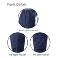 thumbnail image 3 of Dagacci Medical Uniform 4-Way Stretch Y-Neck Scrub Set, 3 of 3