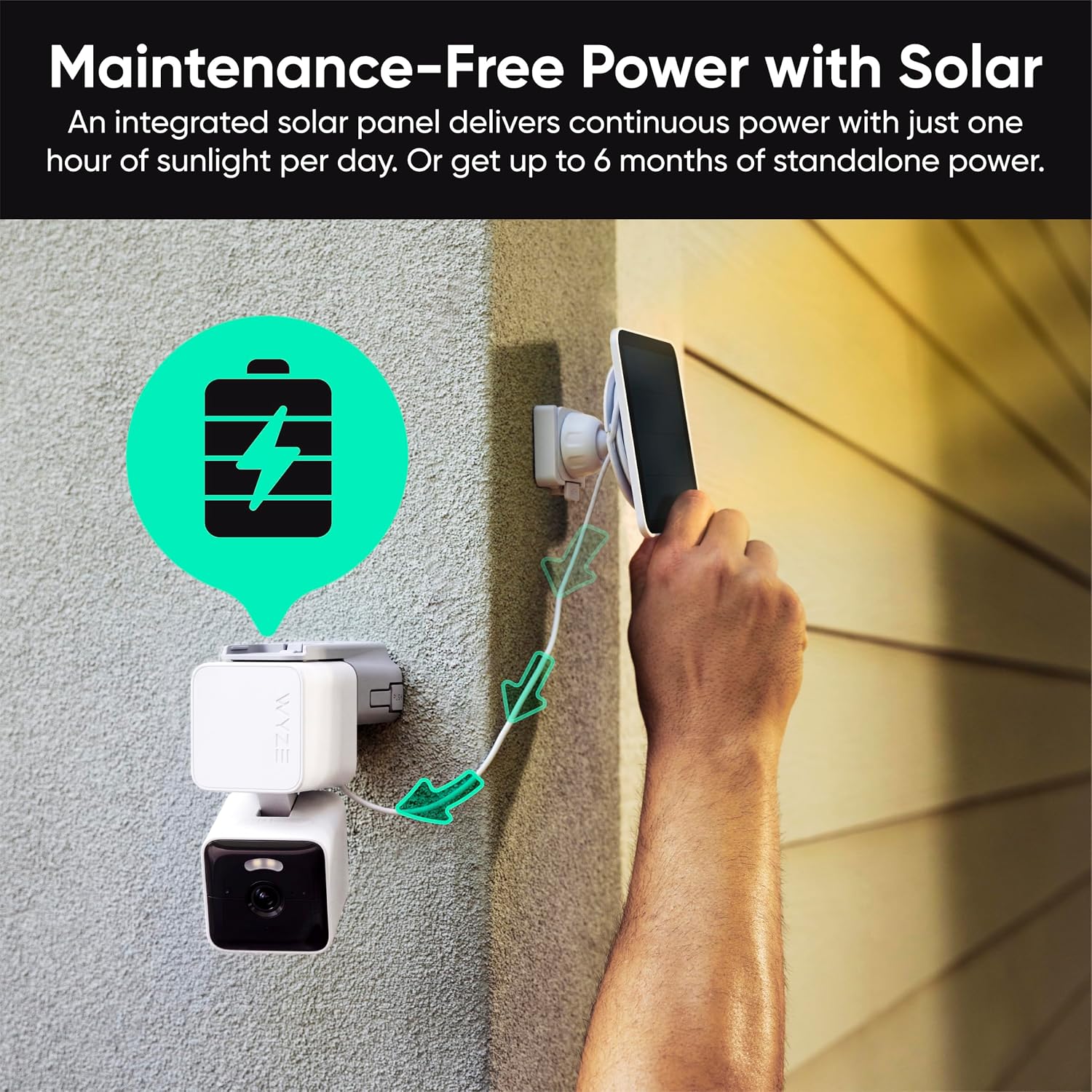 Wyze Solar Cam Pan 2K Outdoor Security Camera with 360° Pan photo 5