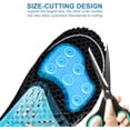 thumbnail image 2 of Plantilla Deportiva Slice Negra para Amortiguación y Absorción de Impactos para Hombre y Mujer, 2 of 8