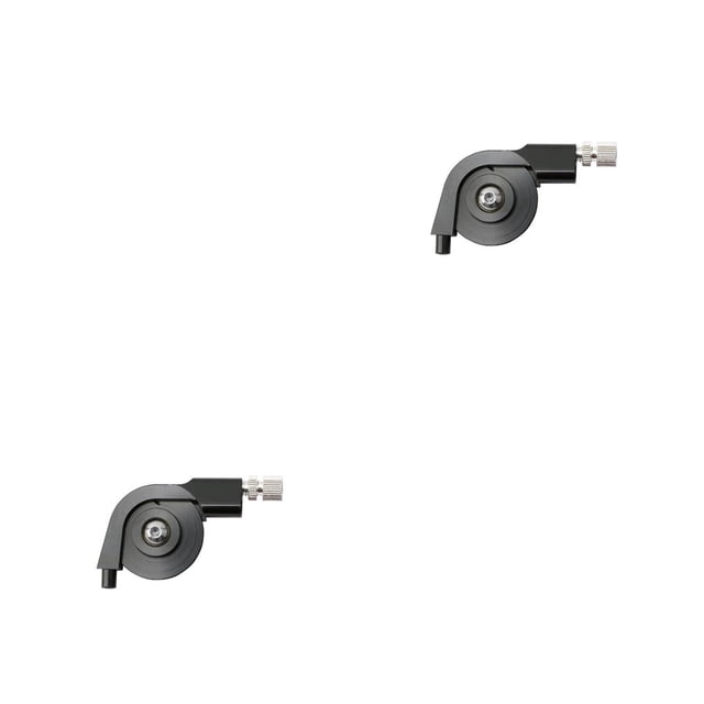 Advancent Convertidor de de freno en V para bicicleta, dispositivo de tensión antirotura, procesamiento CNC, adaptador de tensión Negro 2piezas