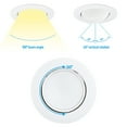 thumbnail image 4 of 4 Pack 4" 10W Remodel Gimbal LED Recessed Downlight Dimmable, 3000K Warm White, Adjustable Retrofit Ceiling Light, 4 of 7