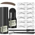 thumbnail image 1 of Kit de modelado de sellos para cejas, plantilla de maquillaje reutilizable, polvo para cejas, portátil, resistente al agua, juego de cosméticos, 1 of 4