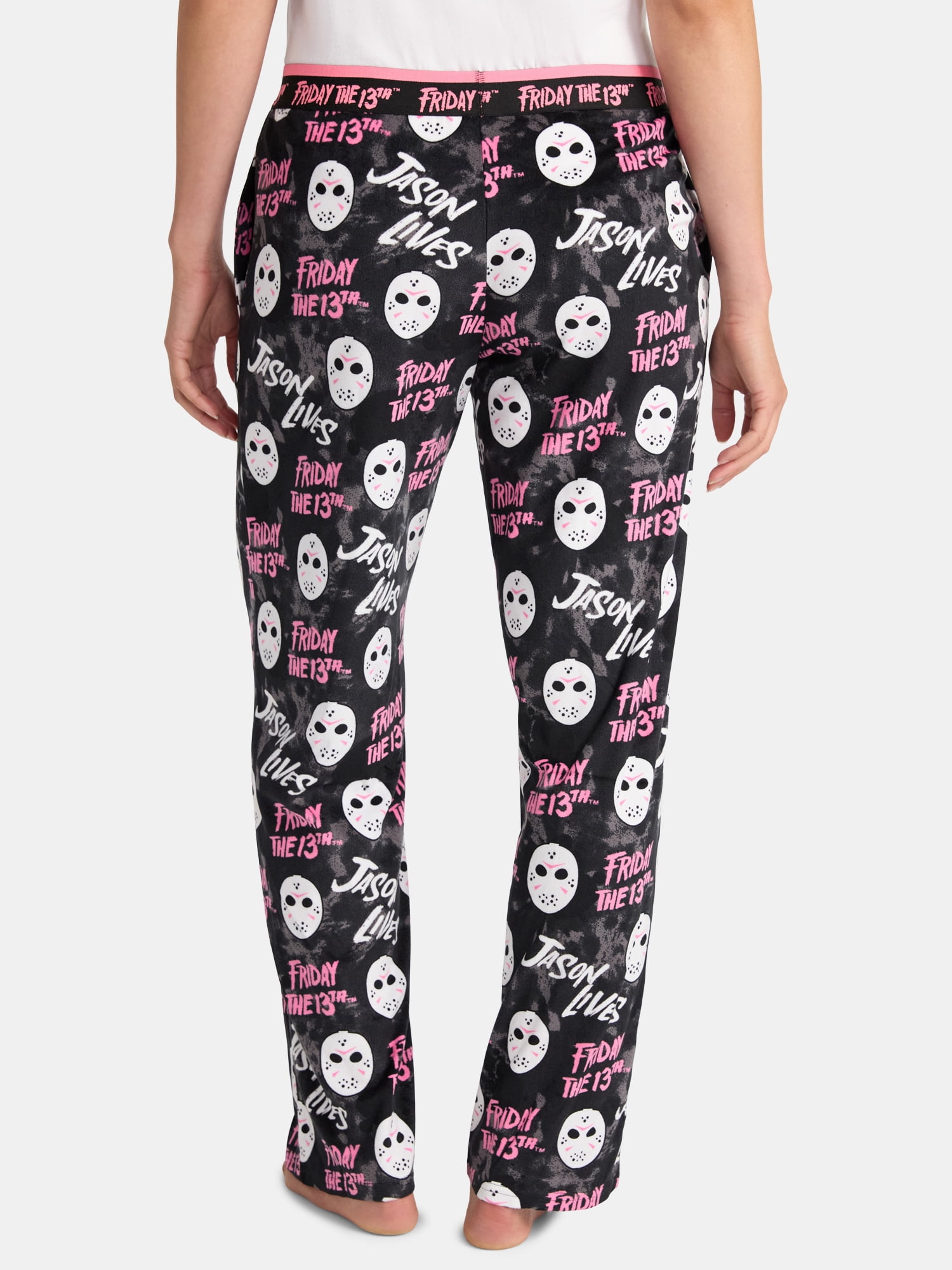 Warner Bros. Friday the 13th Women's Halloween Velour Sleep Pants, Sizes XS-3X