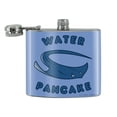 thumbnail image 2 of Water Pancake Stingray Funny Humor Stainless Steel 5oz Hip Drink Kidney Flask, 2 of 4
