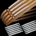 thumbnail image 1 of Agarraderas antideslizantes para perchas de madera Agarraderas de goma transparente Barras adhesivas para colgar 2.8 x 0.2" Agarraderas de goma con alas Barras para colgar Agarraderas para colgar (20 JAMW Sencillez, 1 of 5