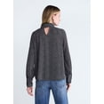 thumbnail image 3 of Scoop Women's and Women's Plus Tie Back Blouse, Sizes XS-4X, 3 of 6
