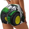 thumbnail image 1 of Fotbe big farm tractor Shorts Sin Costuras – Shorts Deportivos de Cintura Alta para Mujer, Elásticos para Gimnasio, Yoga, Running o Ciclismo-Small, 1 of 8