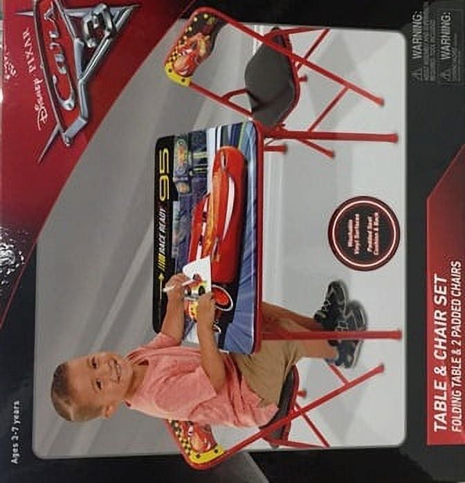 Disney cars folding table and chairs cheap